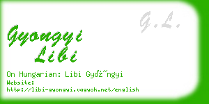 gyongyi libi business card